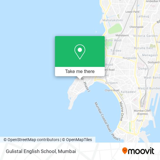 Gulistal English School map