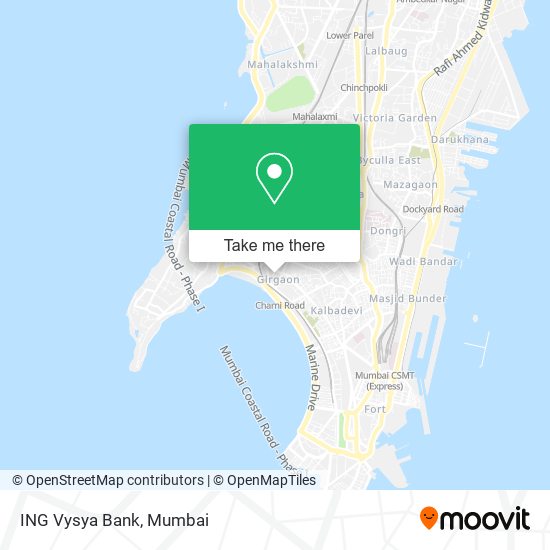 ING Vysya Bank map