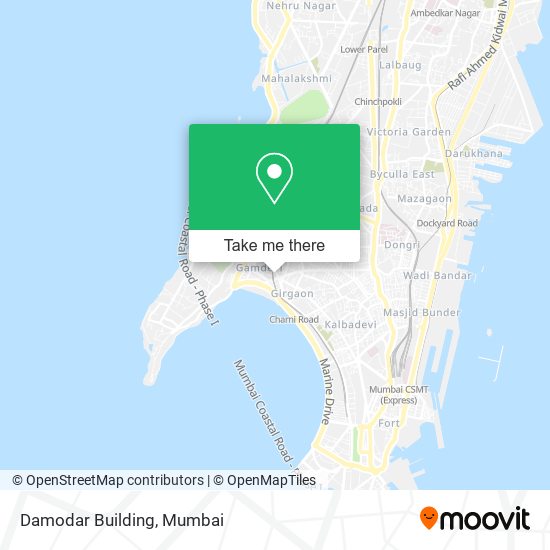 Damodar Building map