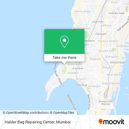 Halder Bag Repairing Center map