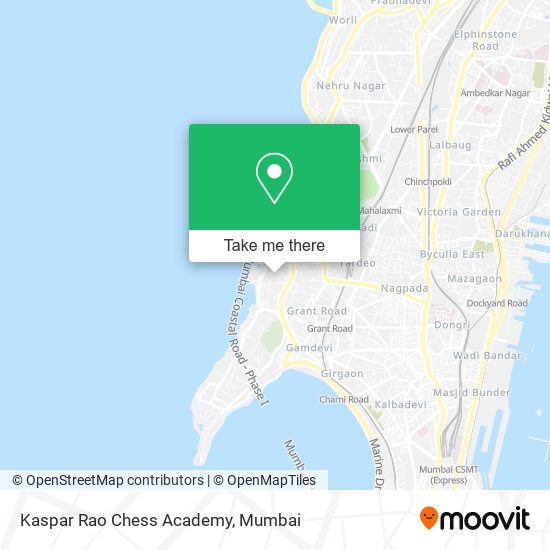 Kaspar Rao Chess Academy map