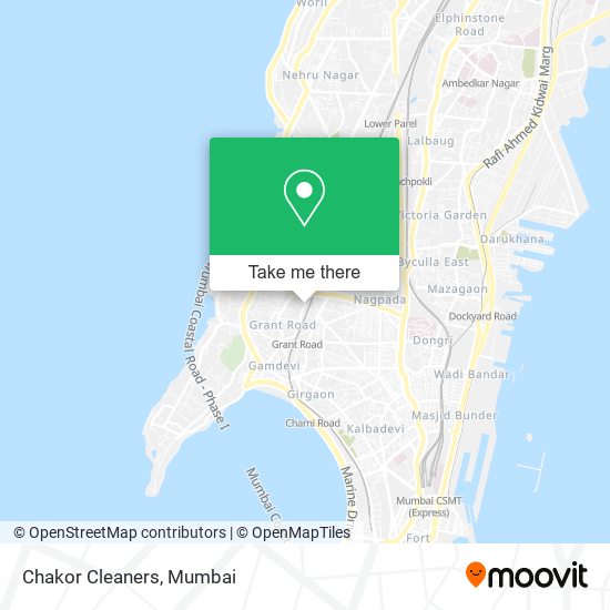 Chakor Cleaners map