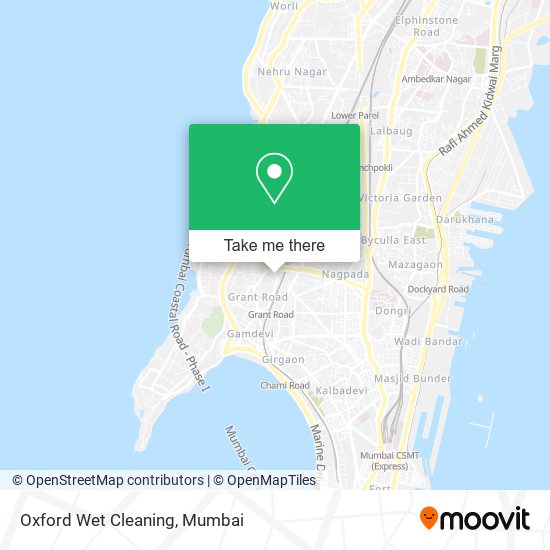Oxford Wet Cleaning map