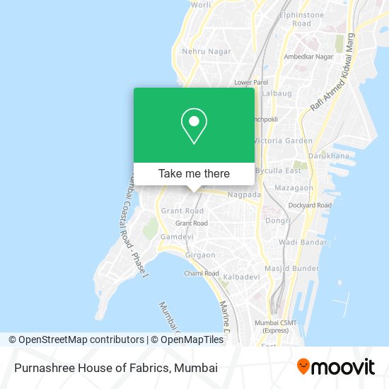 Purnashree House of Fabrics map
