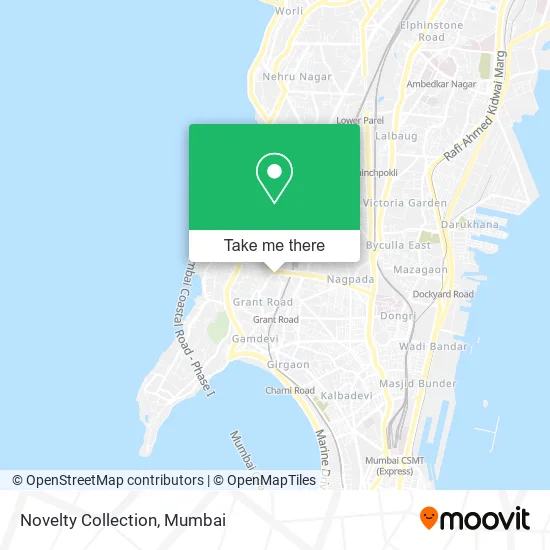 Novelty Collection map