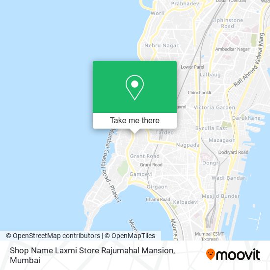 Shop Name Laxmi Store Rajumahal Mansion map