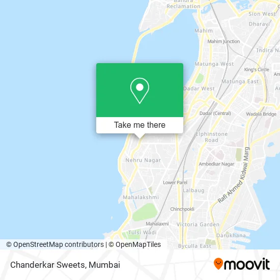 Chanderkar Sweets map