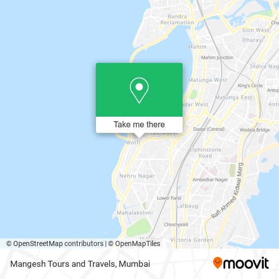 Mangesh Tours and Travels map
