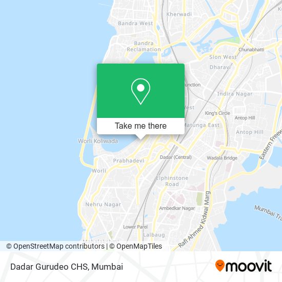 Dadar Gurudeo CHS map