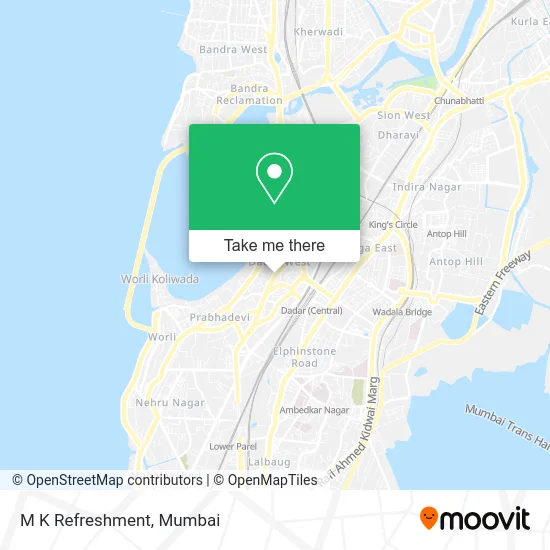 M K Refreshment map