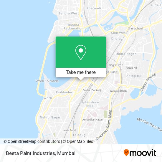Beeta Paint Industries map