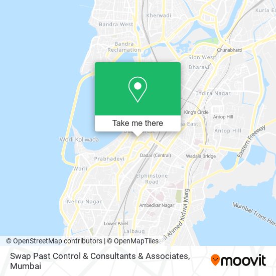 Swap Past Control & Consultants & Associates map