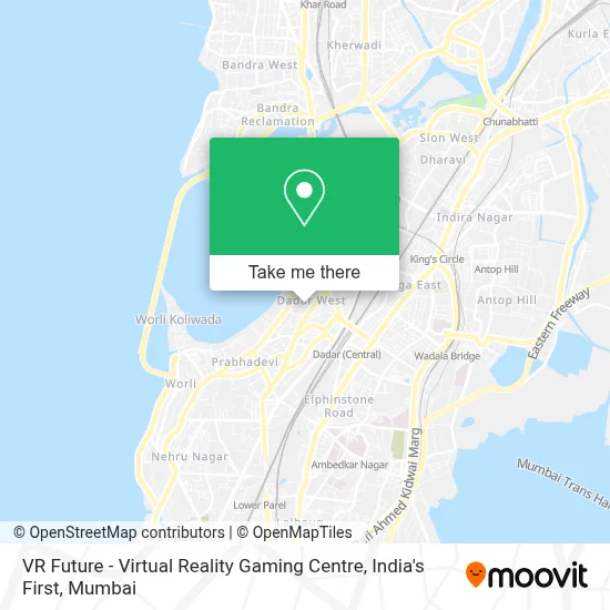 VR Future - Virtual Reality Gaming Centre, India's First map