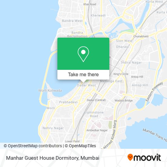 Manhar Guest House Dormitory map