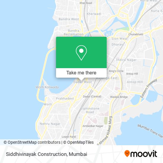 Siddhivinayak Construction map