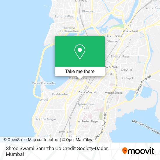 Shree Swami Samrtha Co Credit Society-Dadar map