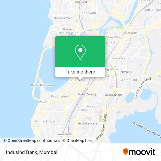 Indusind Bank map