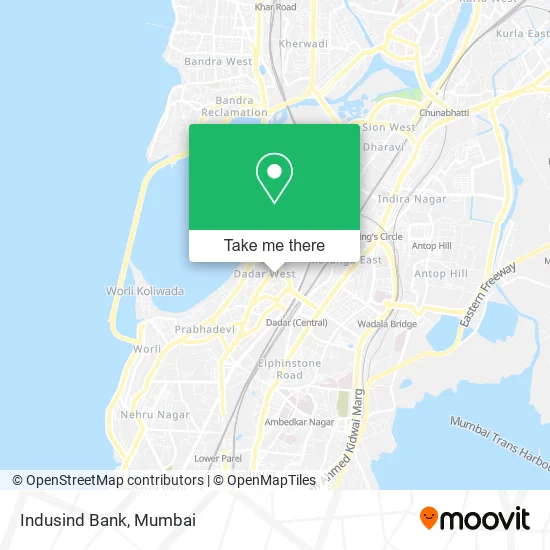 Indusind Bank map
