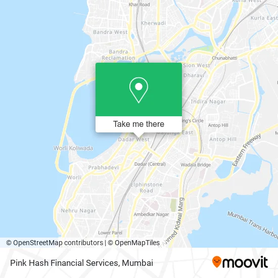 Pink Hash Financial Services map