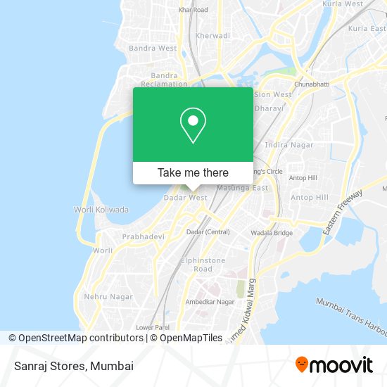 Sanraj Stores map