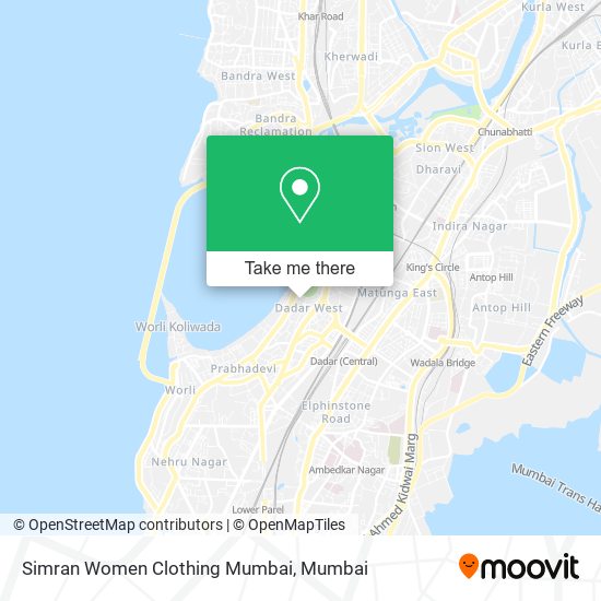 Simran Women Clothing Mumbai map