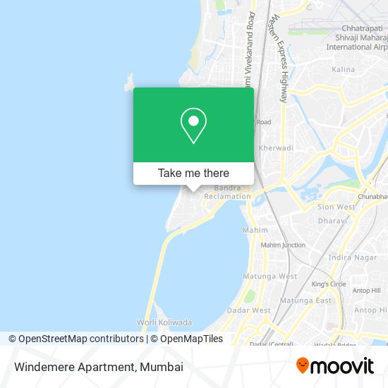 Windemere Apartment map