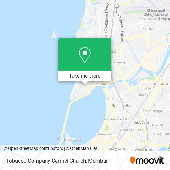 Tobacco Company-Carmel Church map