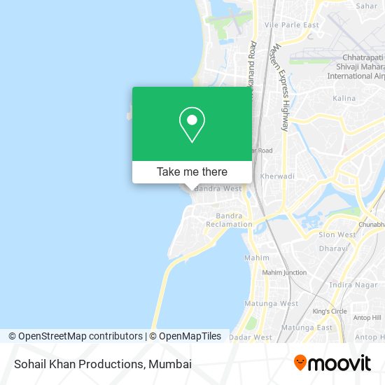 Sohail Khan Productions map