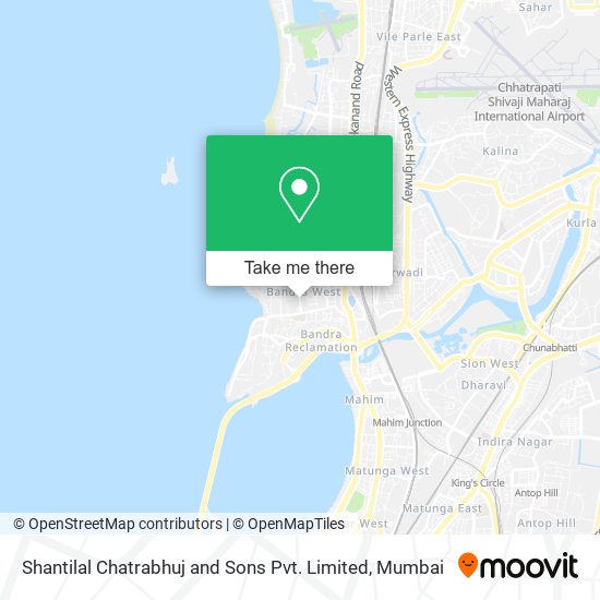 Shantilal Chatrabhuj and Sons Pvt. Limited map