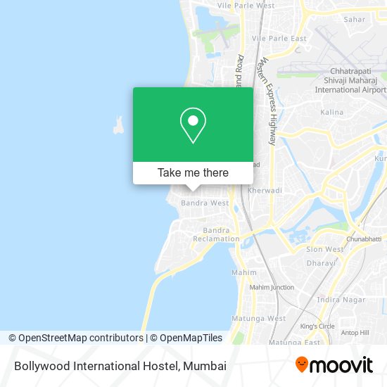 Bollywood International Hostel map