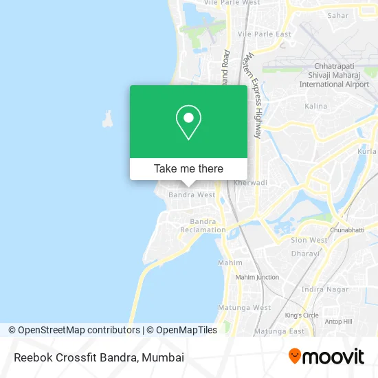 Reebok Crossfit Bandra map