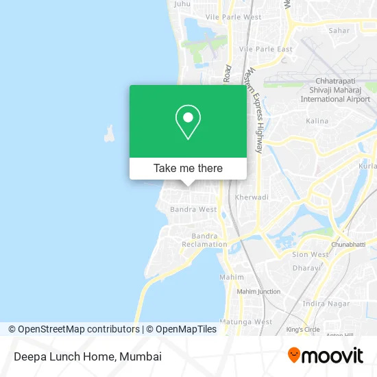 Deepa Lunch Home map
