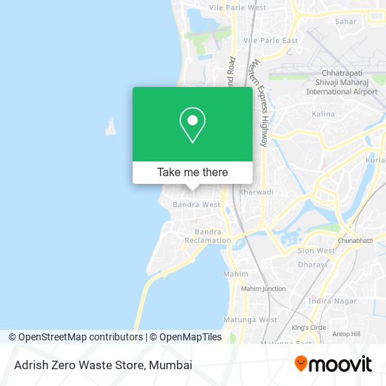 Adrish Zero Waste Store map