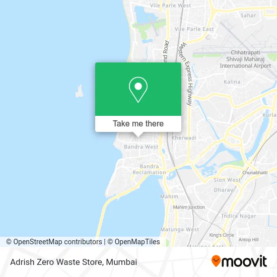 Adrish Zero Waste Store map