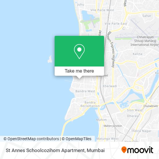 St Annes Schoolcozihom Apartment map