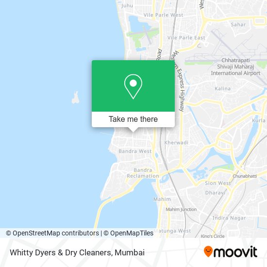 Whitty Dyers & Dry Cleaners map
