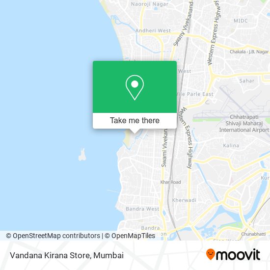 Vandana Kirana Store map