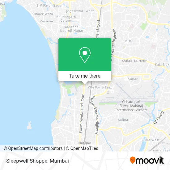 Sleepwell Shoppe map