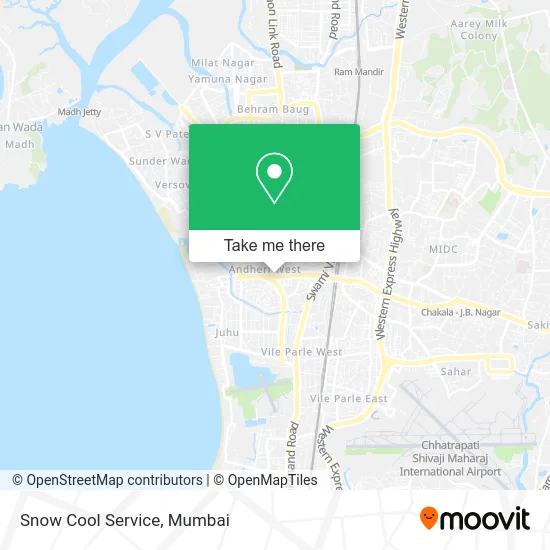 Snow Cool Service map
