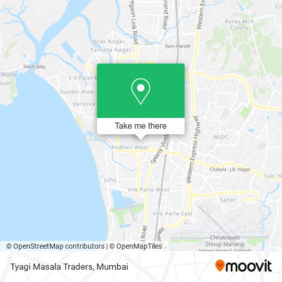 Tyagi Masala Traders map