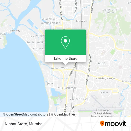 Nishat Store map