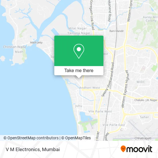 V M Electronics map