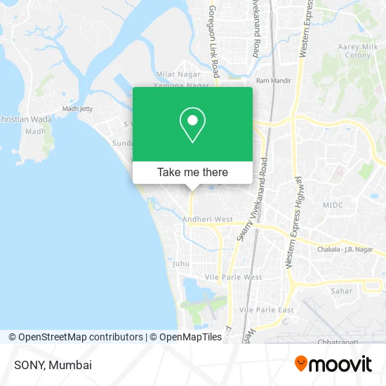 SONY map