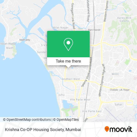 Krishna Co-OP Housing Society map