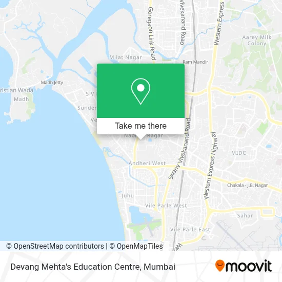 Devang Mehta's Edu Centre map