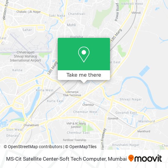 MS-Cit Satellite Center-Soft Tech Computer map