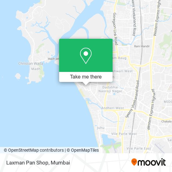 Laxman Pan Shop map