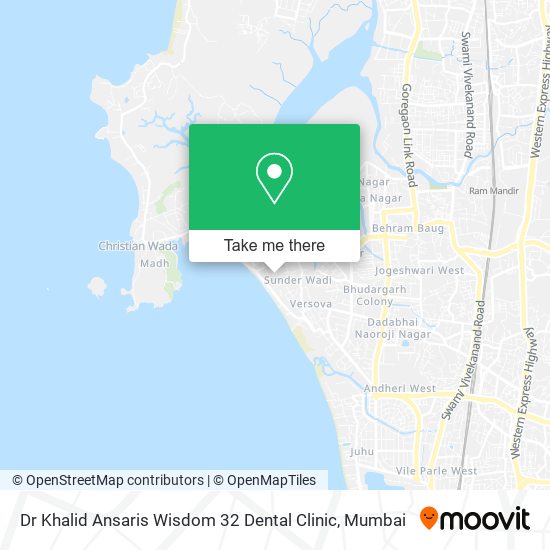 Dr Khalid Ansaris Wisdom 32 Dental Clinic map