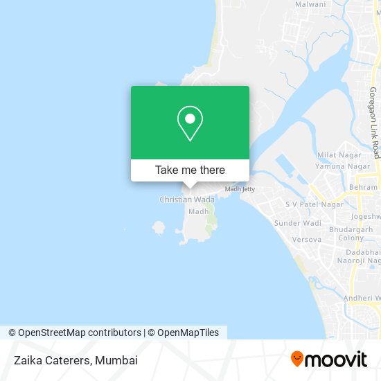 Zaika Caterers map