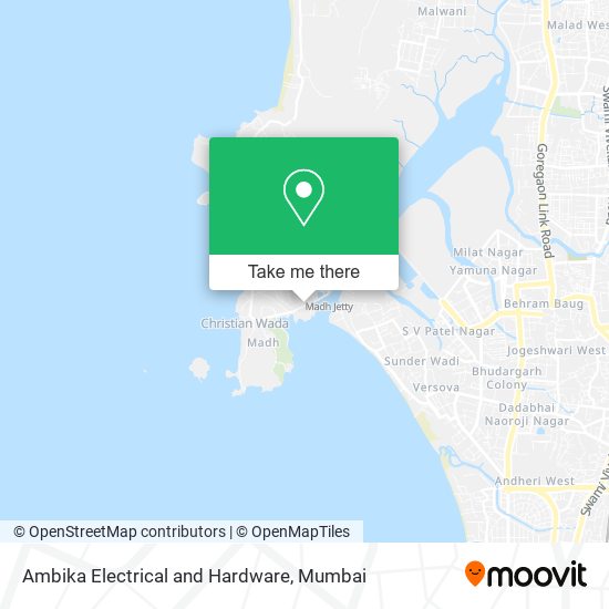 Ambika Electrical and Hardware map